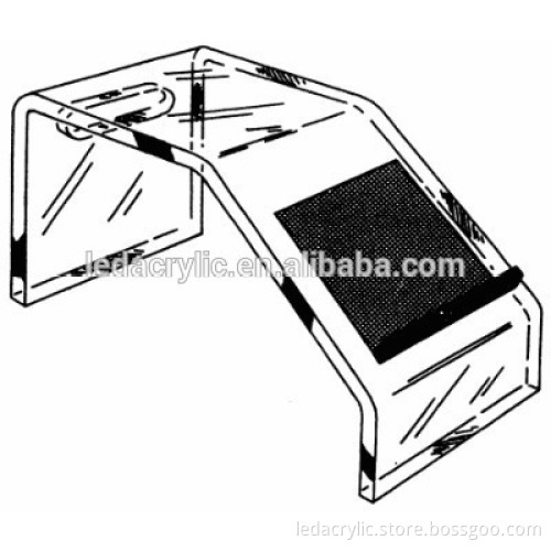 Acrylic Shoe Fitting Bench Shoes Changing Stool